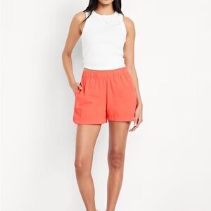 Old Navy High-Waisted Crinkle Gauze Shorts -- 4-inch inseam